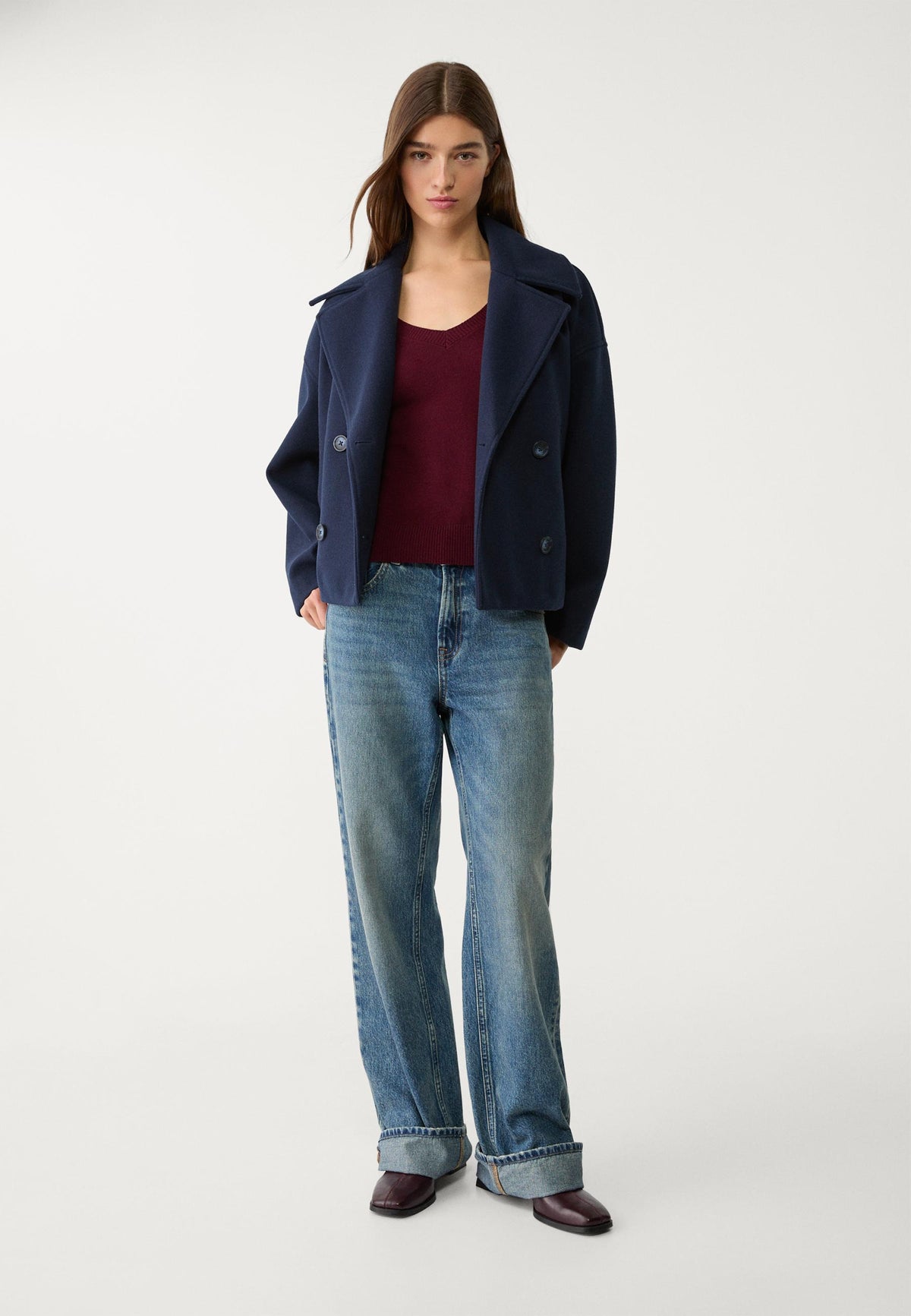 Mina | Boxy Cropped Blazer