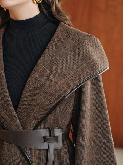 Merlea | Belted Waterfall Cape Jacket