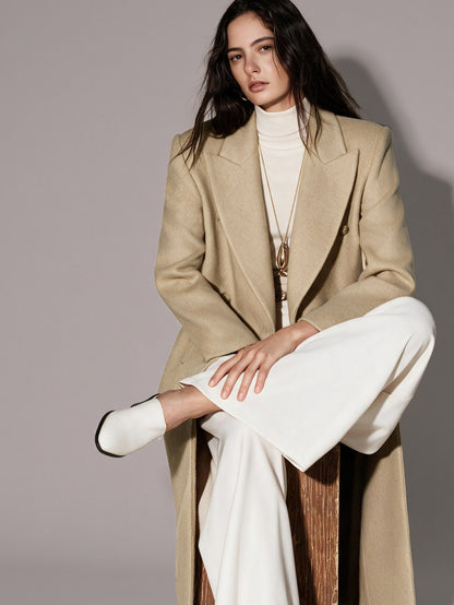 Isaba | Double-Breasted Wool Midi Coat