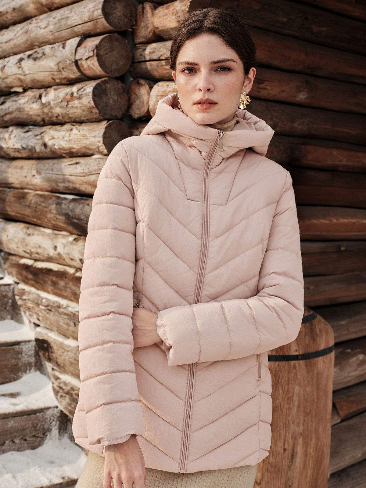 Isya | Hooded Quilted Padded Coat