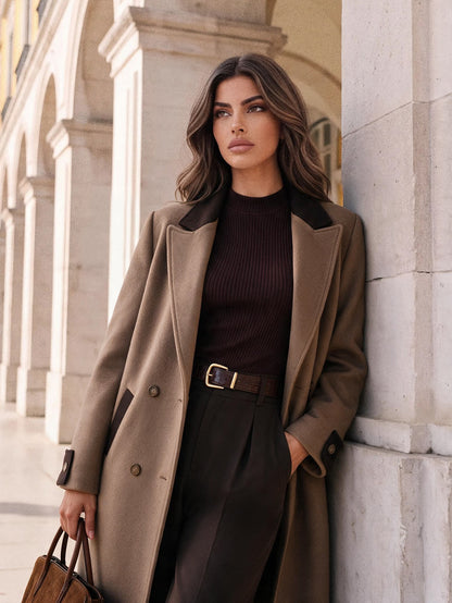 Brea | Double-Breasted Wool Coat