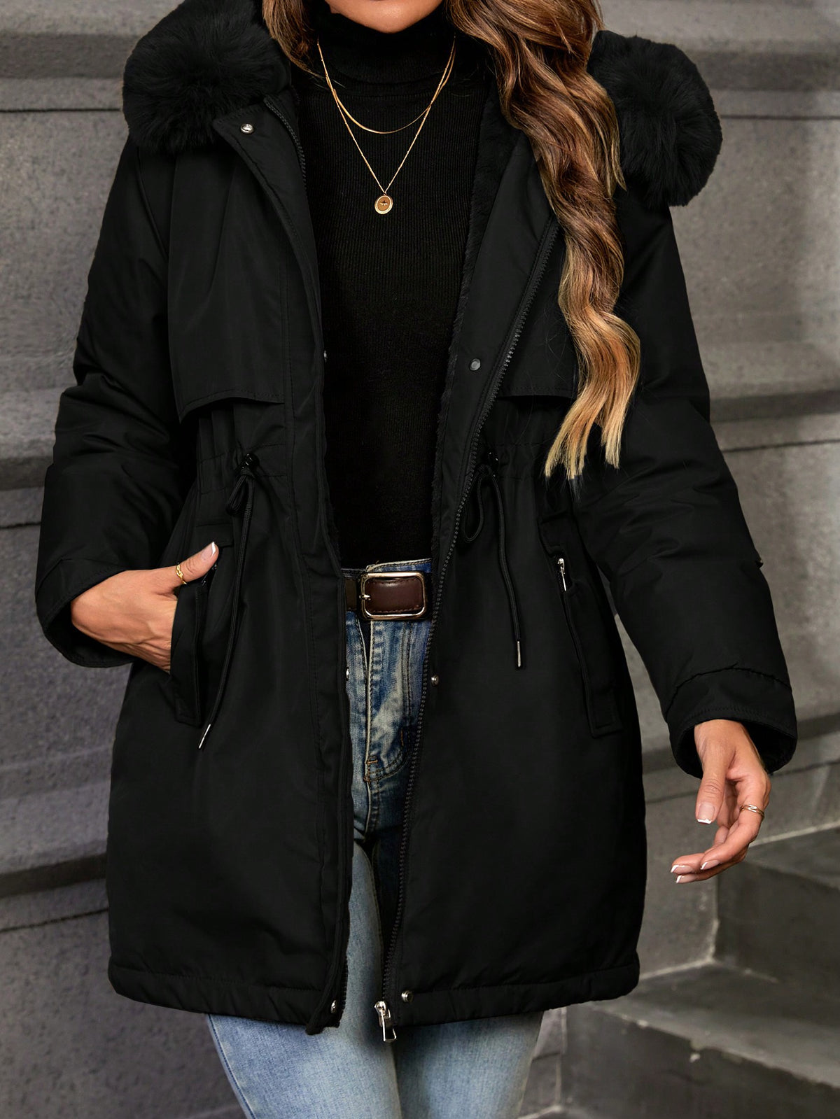 Idis | Hooded Padded Parka Coat