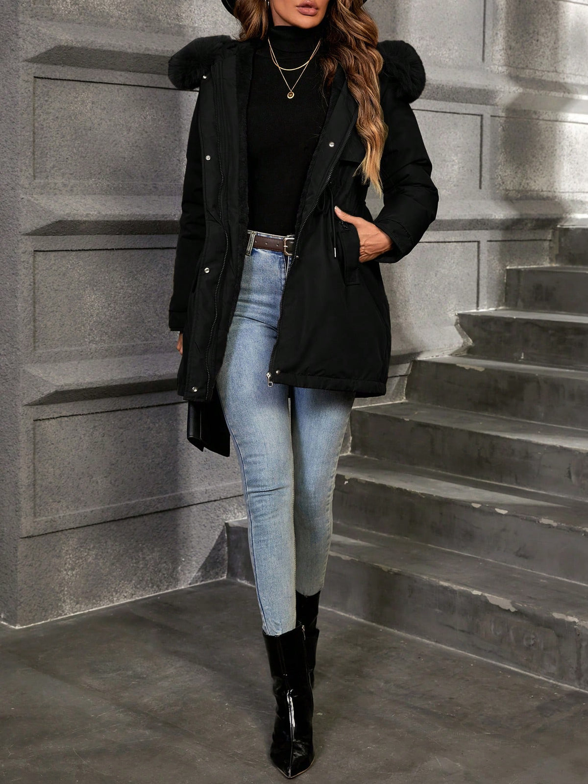 Idis | Hooded Padded Parka Coat