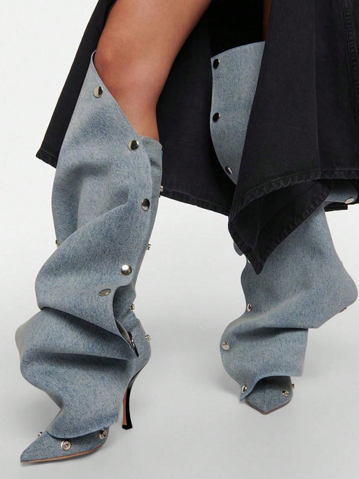 Livya | Slouchy Stiletto Knee-High Boots