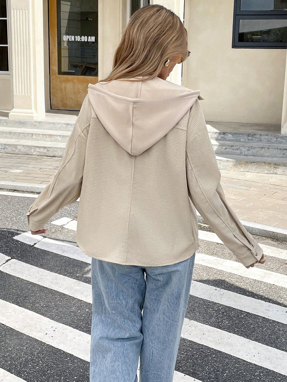 Elvya | Hooded Corduroy Jacket