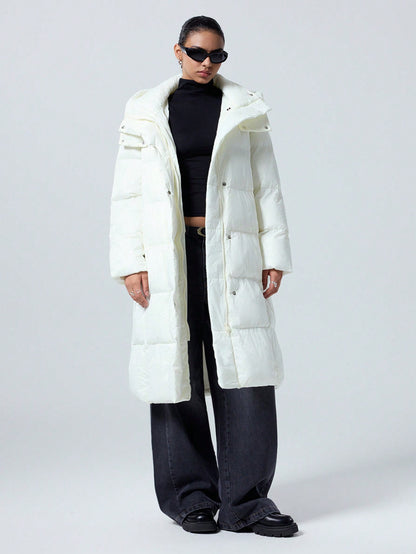 Karlea | Hooded Zip Puffer Jacket