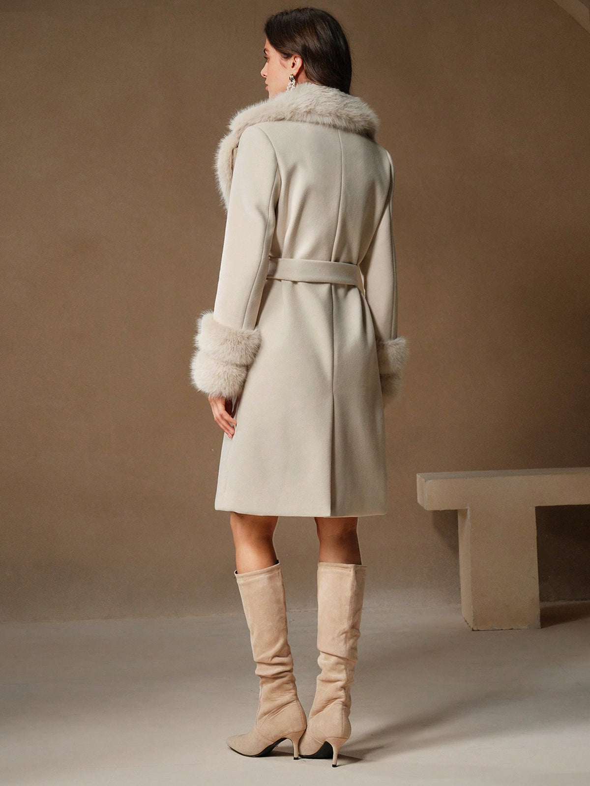 Allyn | Double-Breasted Midi Coat