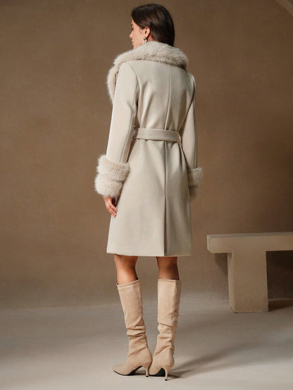 Allyn | Double-Breasted Midi Coat