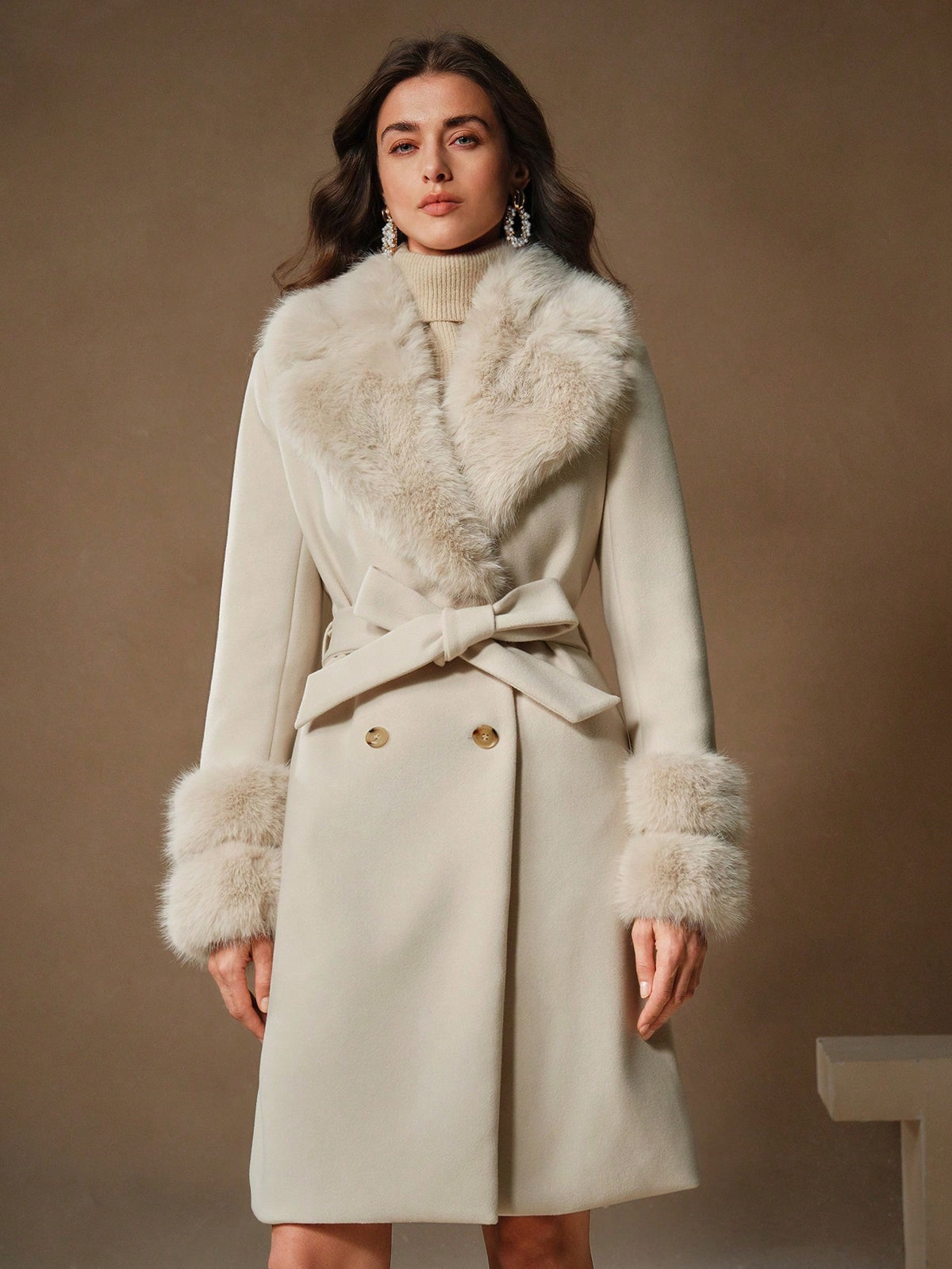 Allyn | Double-Breasted Midi Coat