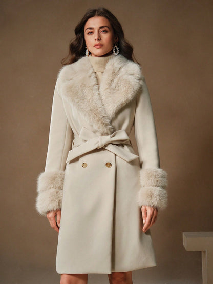 Allyn | Double-Breasted Midi Coat