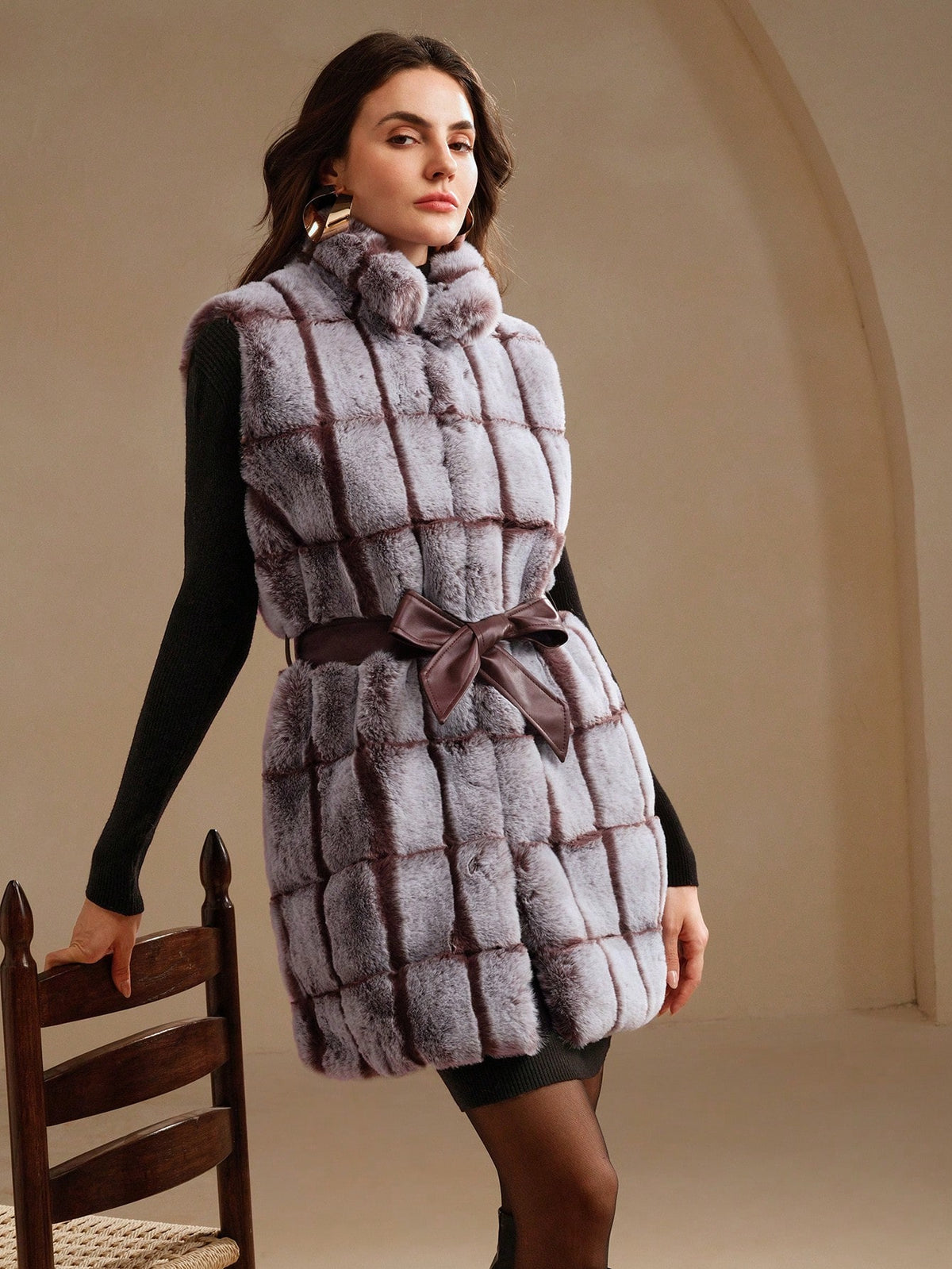 Lunya | Faux Fur Vest Jacket