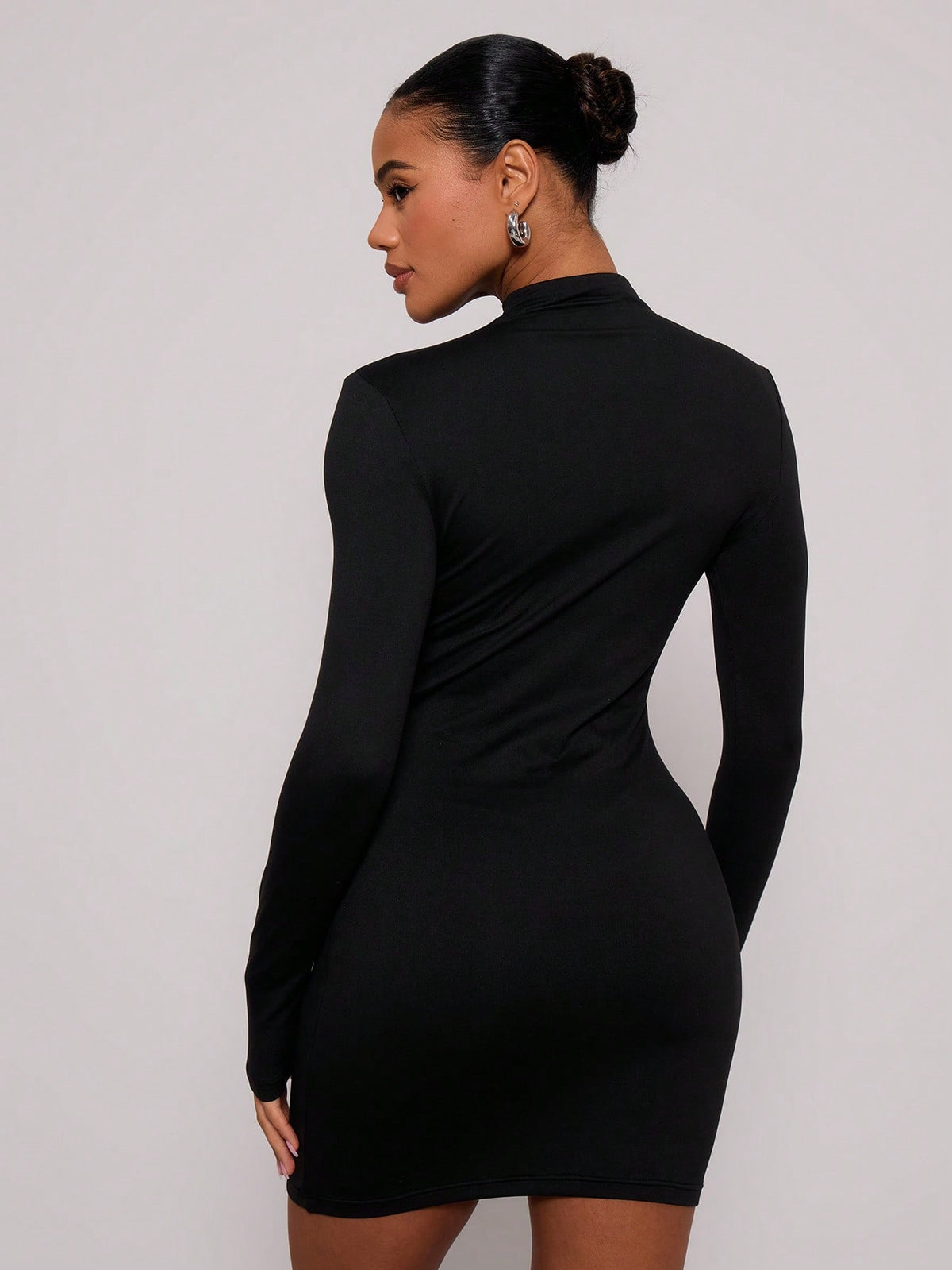 Eldlyn | Backless High-Neck Mini Dress