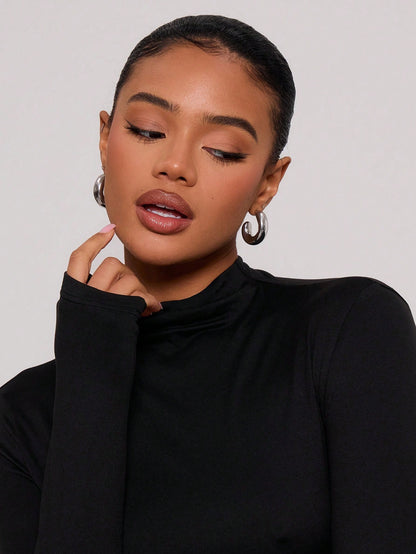 Eldlyn | Backless High-Neck Mini Dress