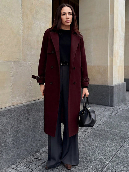 Idya | Double-Breasted Wool Coat