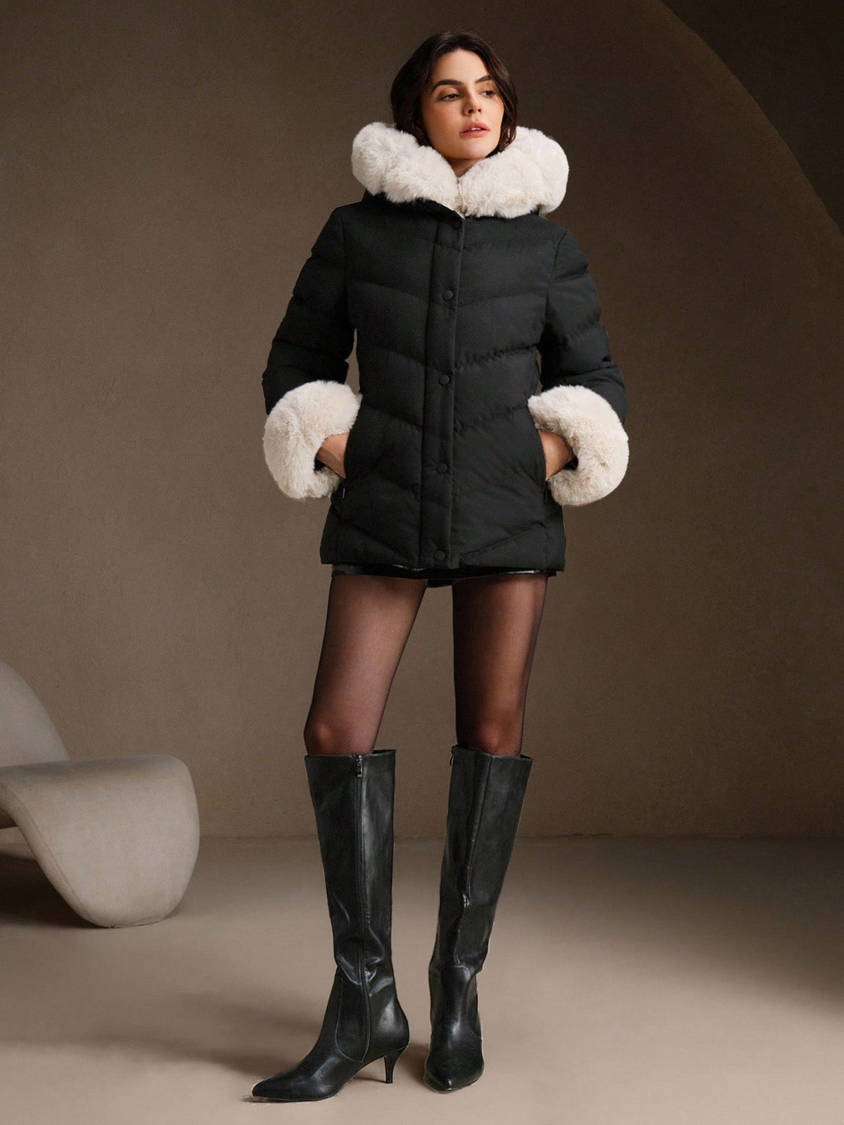 Nolya | Quilted Puffer Winter Jacket