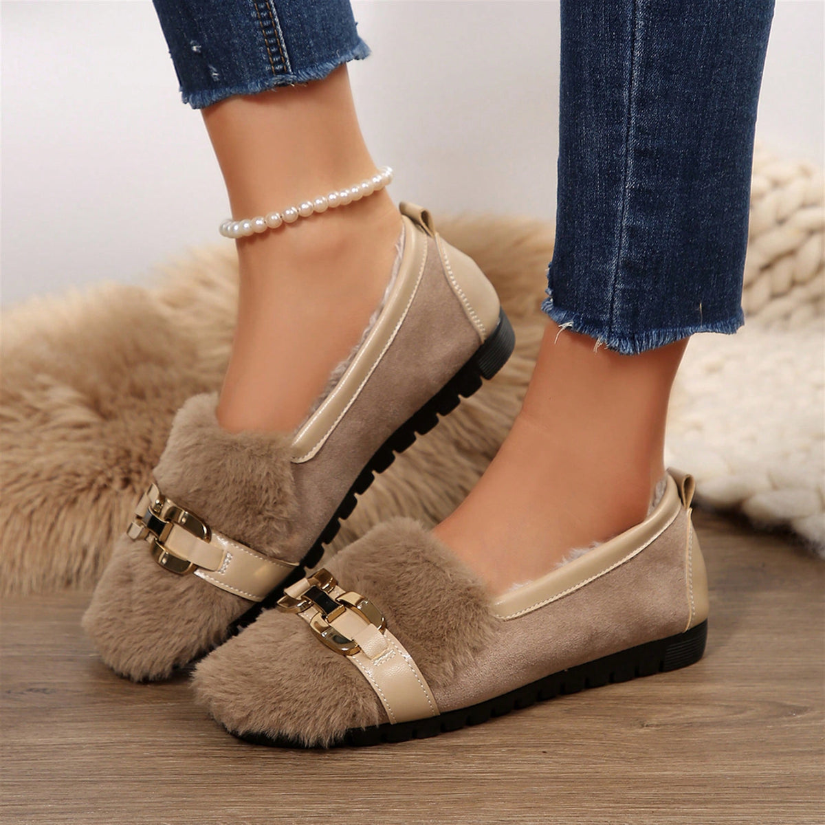 Onia | Faux Fur Slip-On Loafer