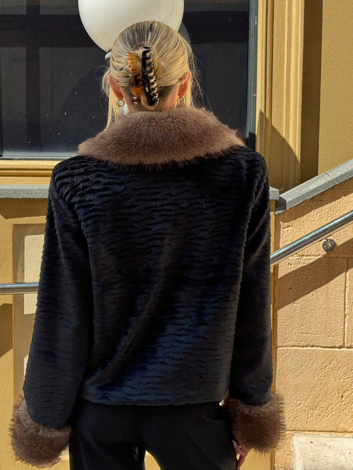 Sukia | Faux Fur Zip Coat
