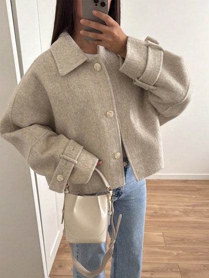 Eviel | Button-Front Winter Jacket