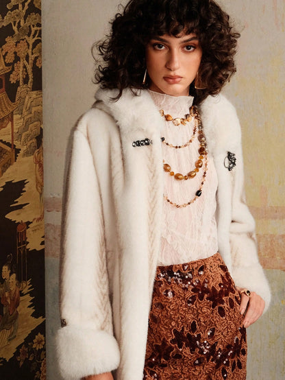 Wandis | Faux Fur Hooded Coat