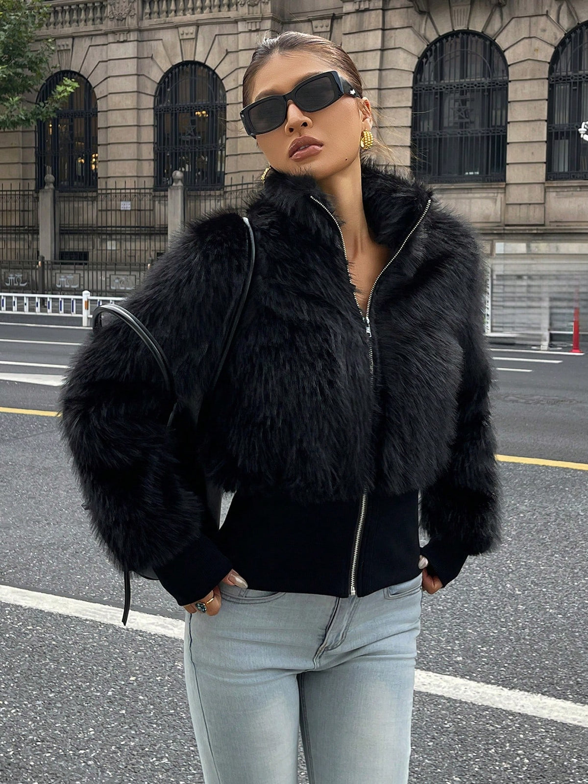 Zura | Short Faux Fur Jacket