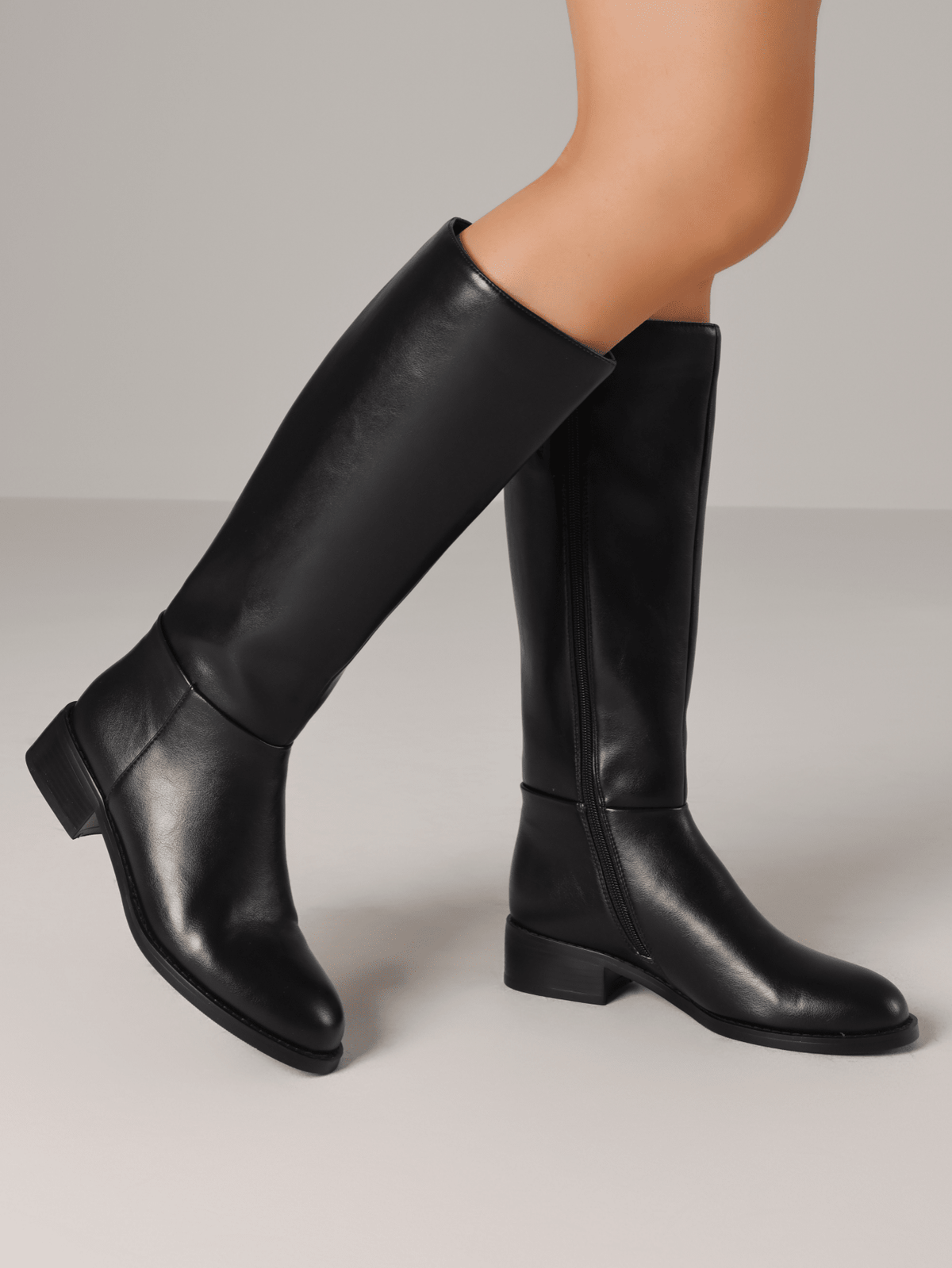 Xenea | Wide Calf Knee High Riding Boot