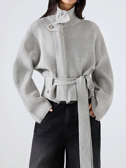 Inkea | Oversized Ribbed Cardigan