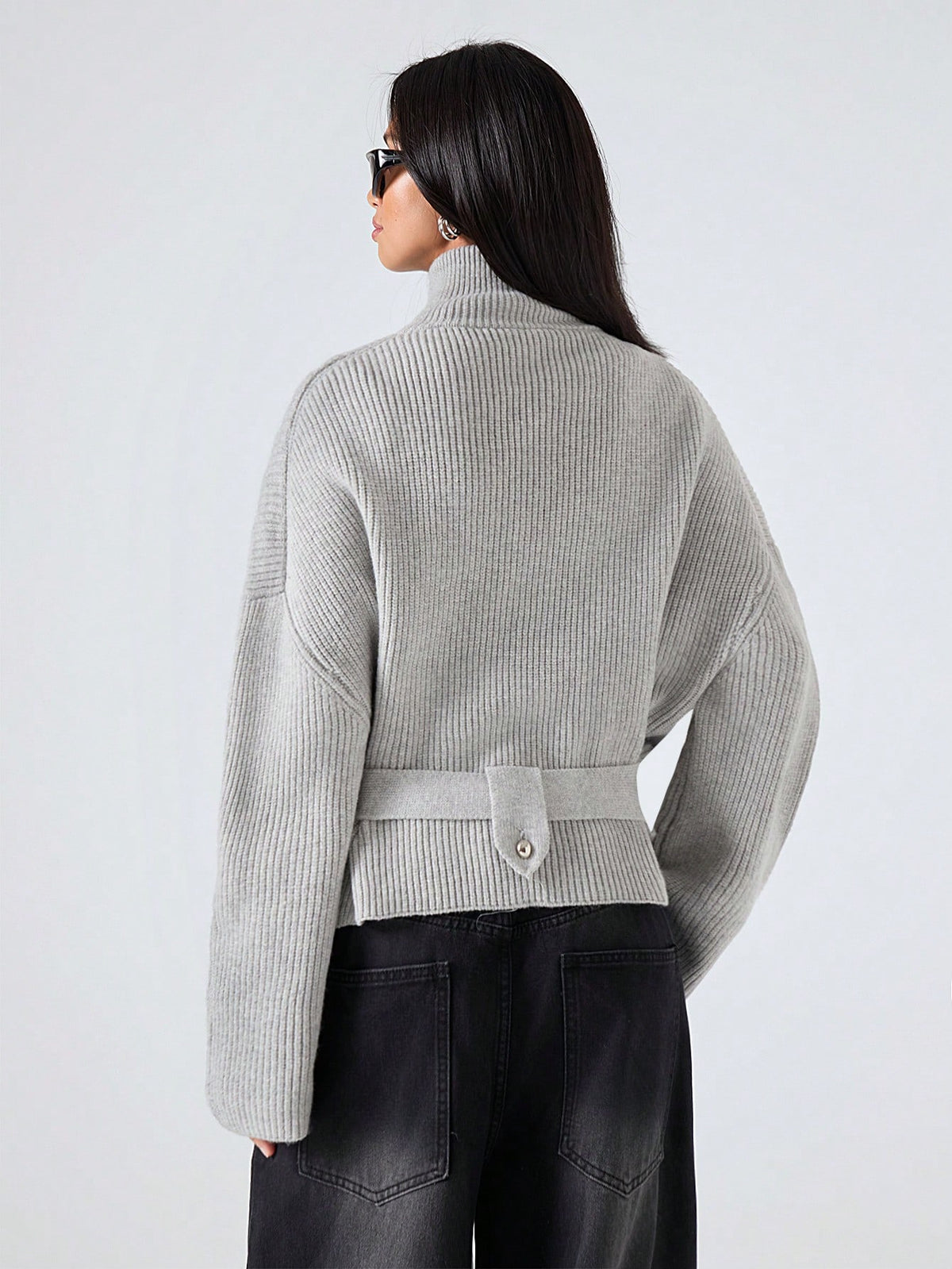 Inkea | Oversized Ribbed Cardigan
