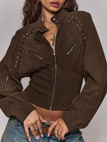 Oslara | Corduroy Raglan Jacket