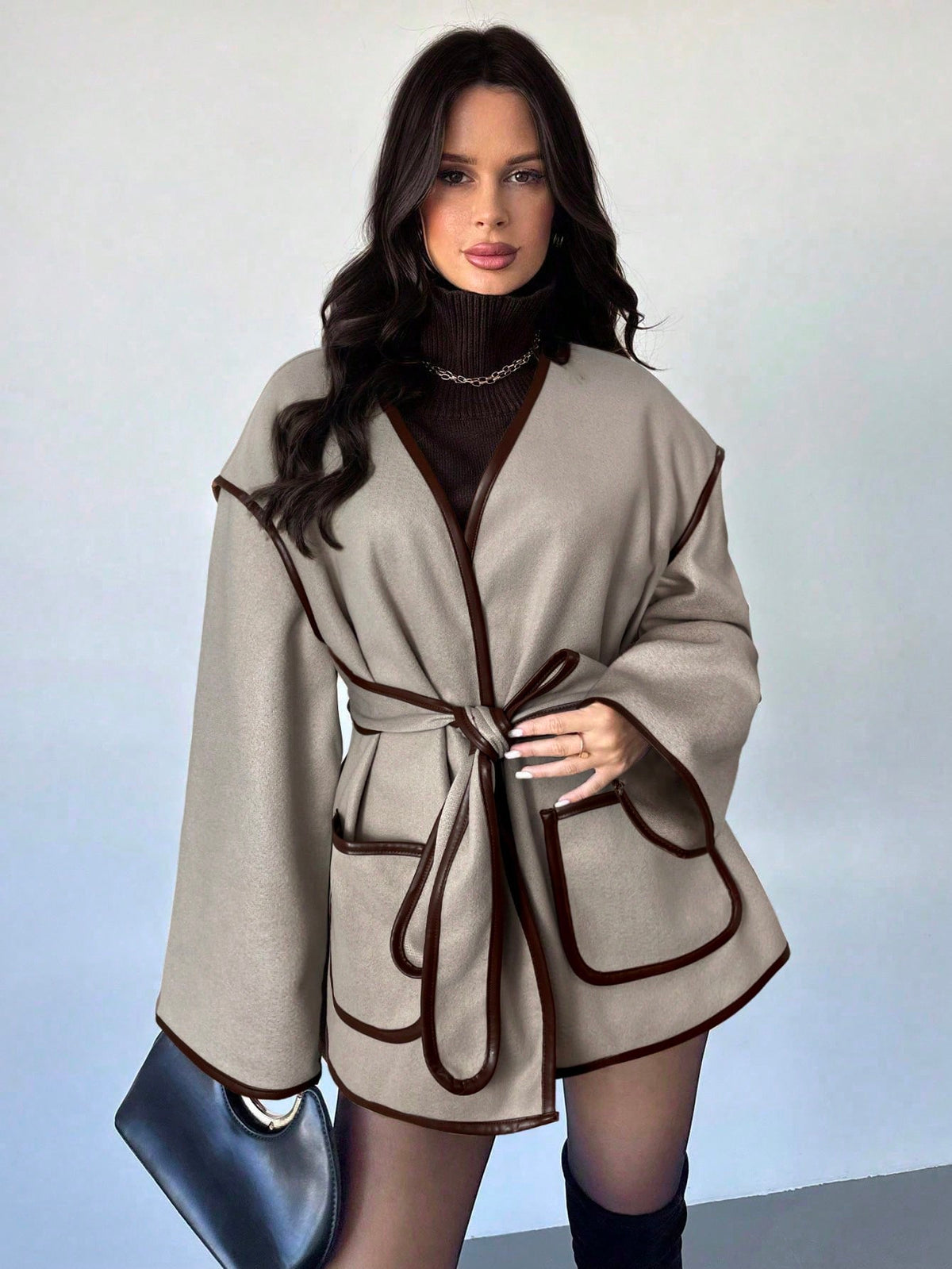 Emmia | Oversized Wrap Cardigan Jacket