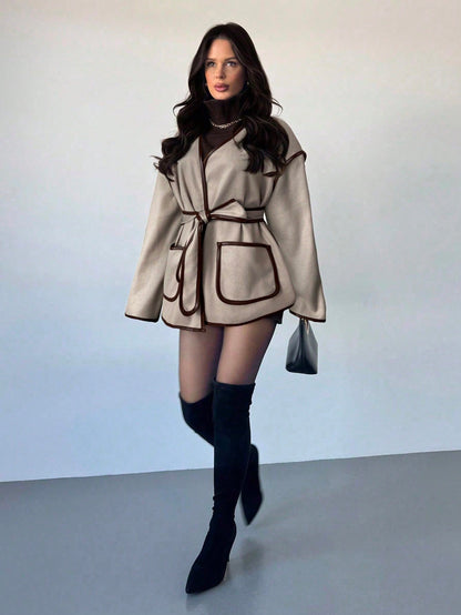 Emmia | Oversized Wrap Cardigan Jacket