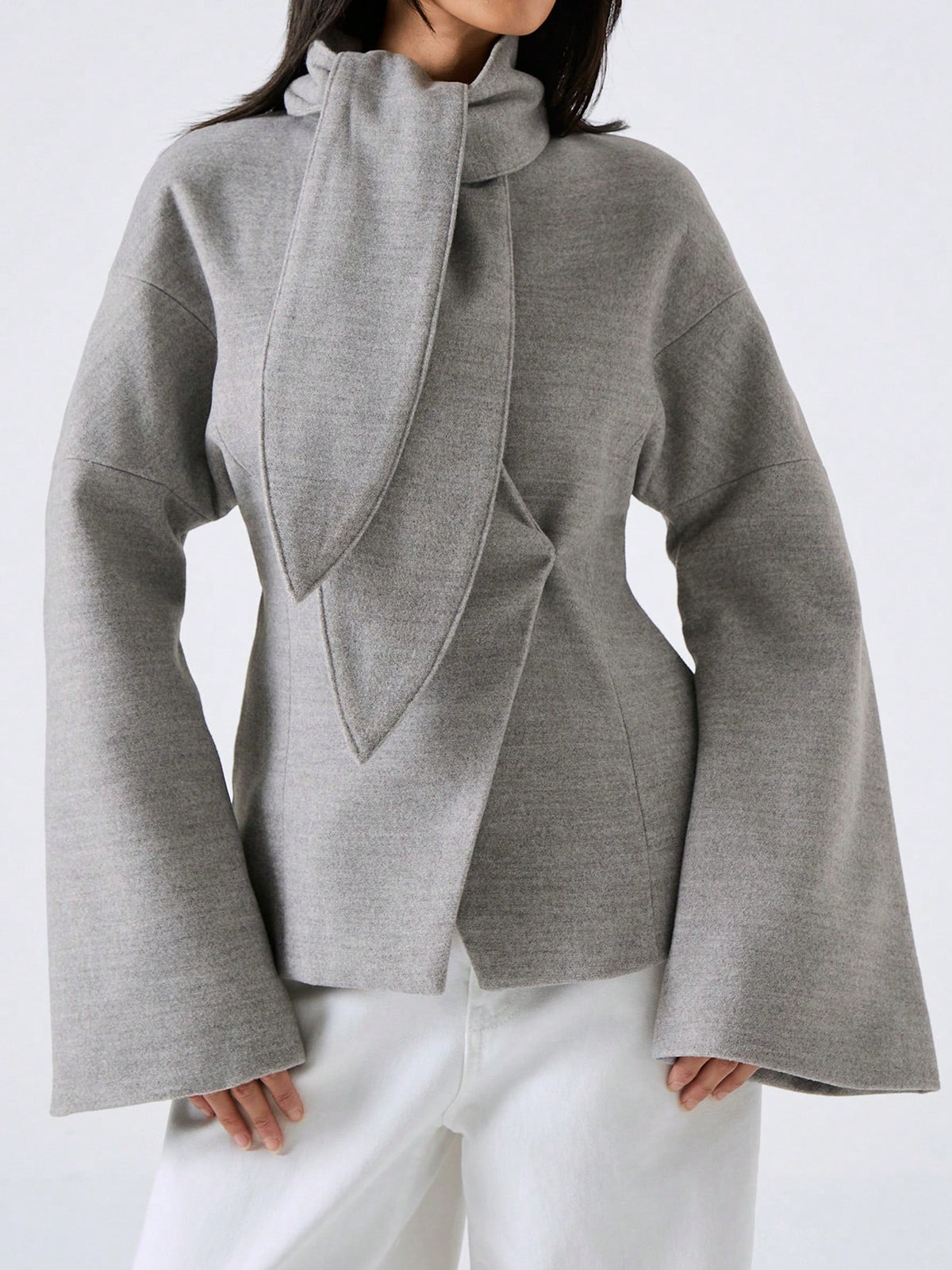 Hediel | Shawl Collar Midi Overcoat