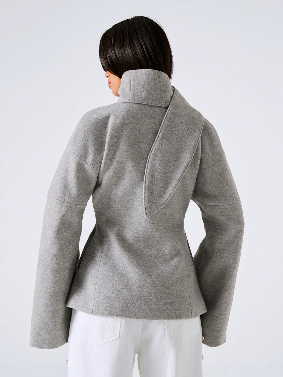Hediel | Shawl Collar Midi Overcoat