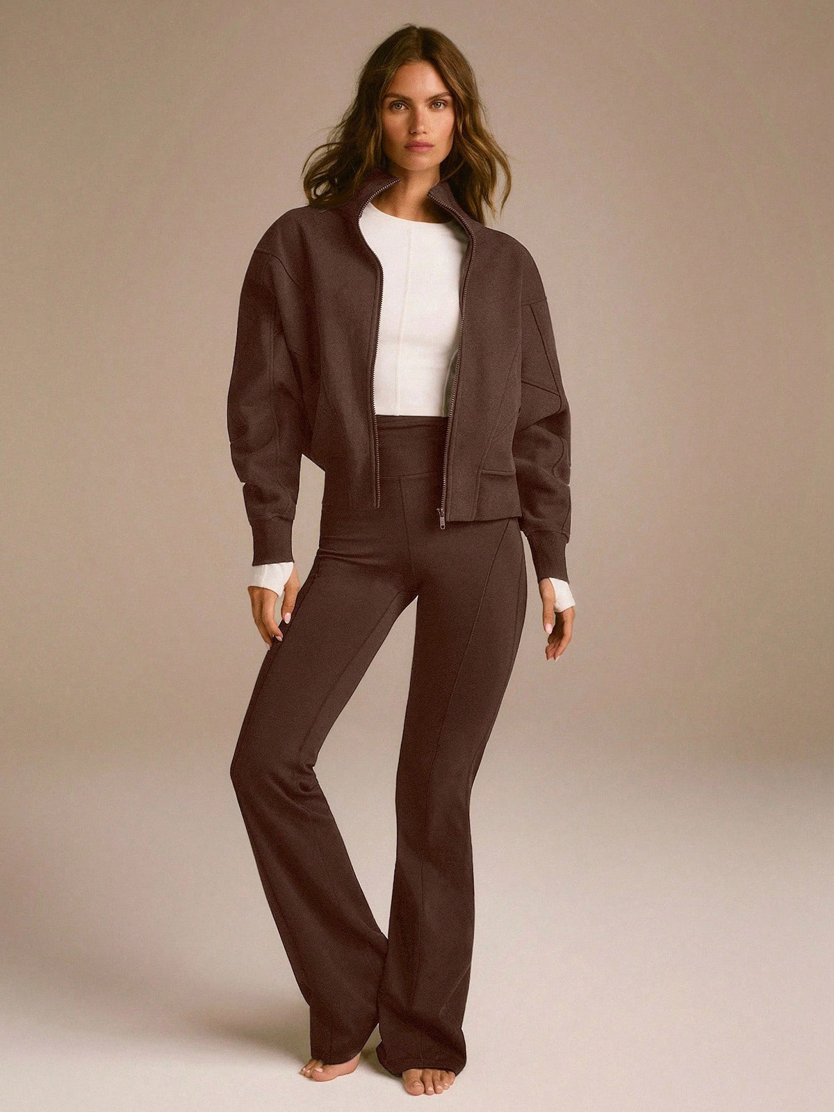 Nikea | Funnel Neck Fleece Jacket