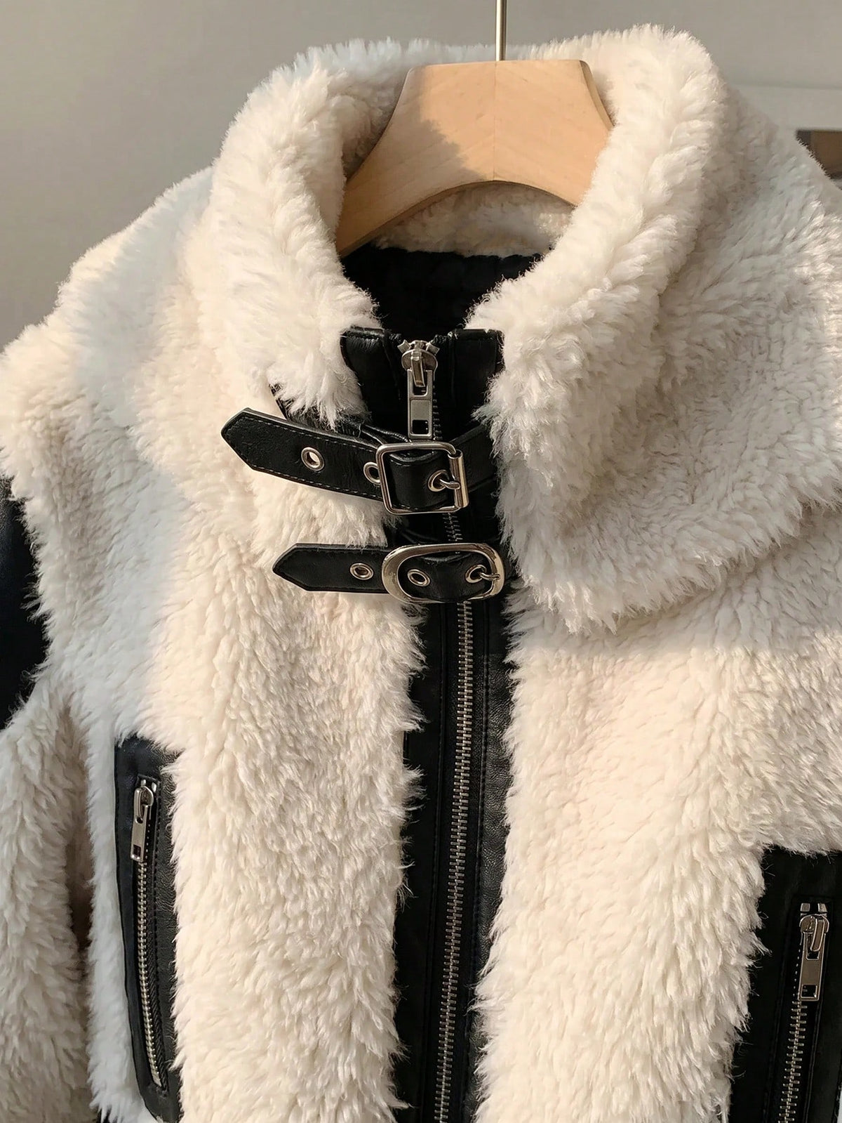 Astis | Patchwork Teddy Jacket