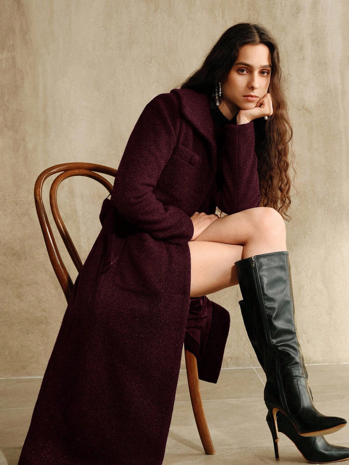 Alenea | Midi Wool Coat