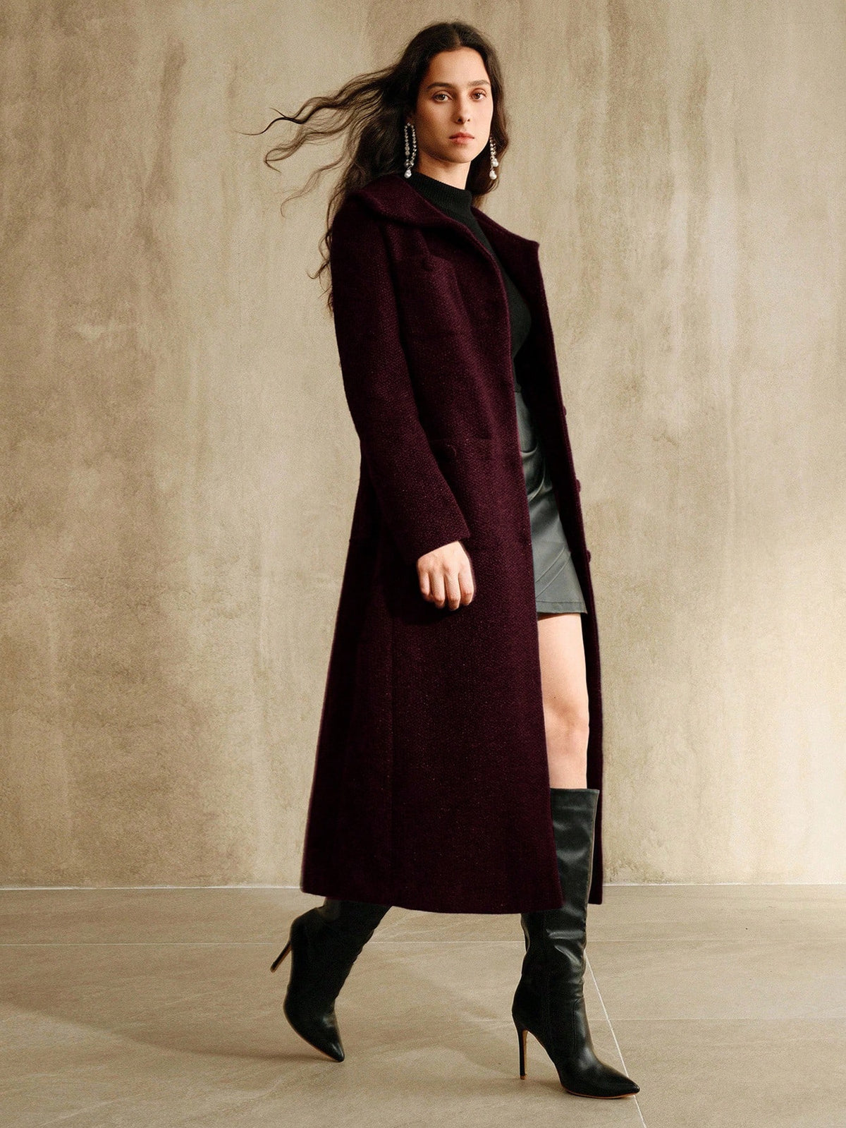 Alenea | Midi Wool Coat