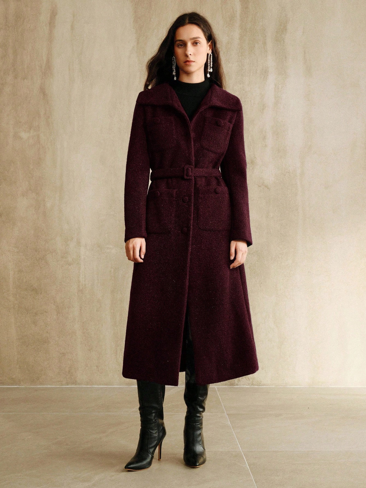 Alenea | Midi Wool Coat