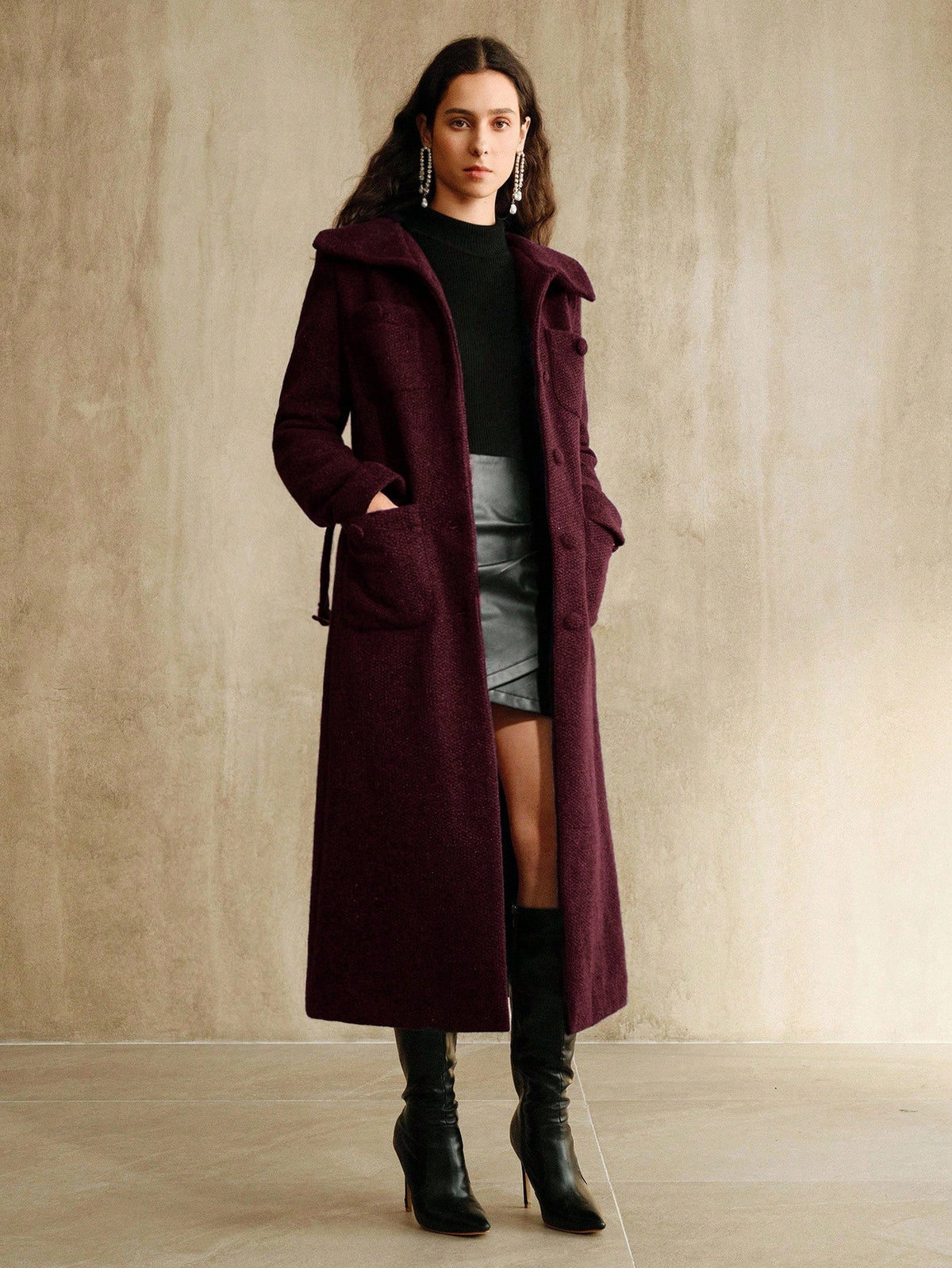 Alenea | Midi Wool Coat