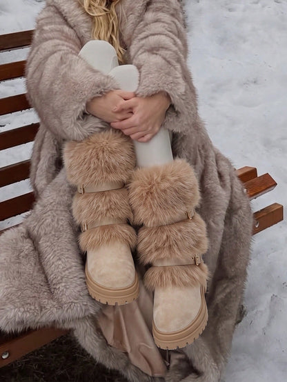 Prya | Faux Fur Platform Winter Boots