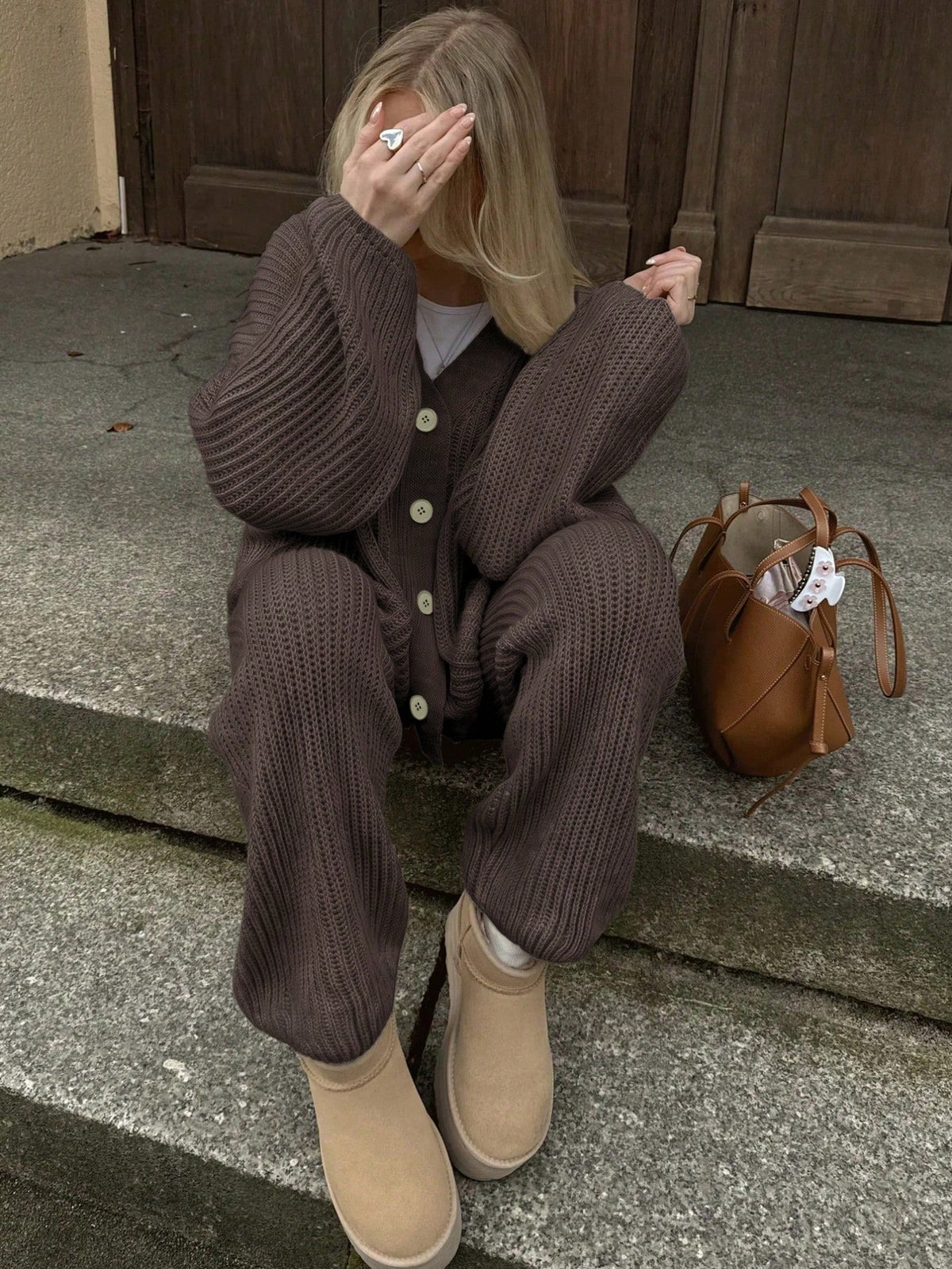 Adiel | Loose Knitted Sweater Set