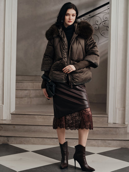 Orise | Tie-Dye Hooded Puffer Coat