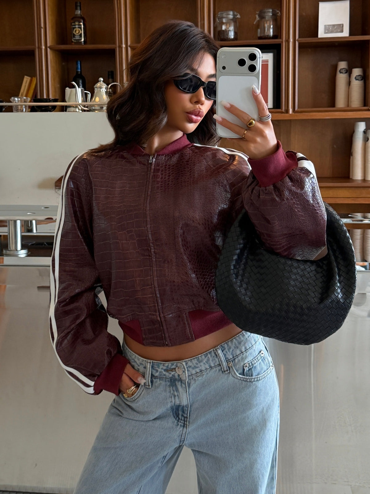 Ivia | Tie-Dye Bomber Jacket