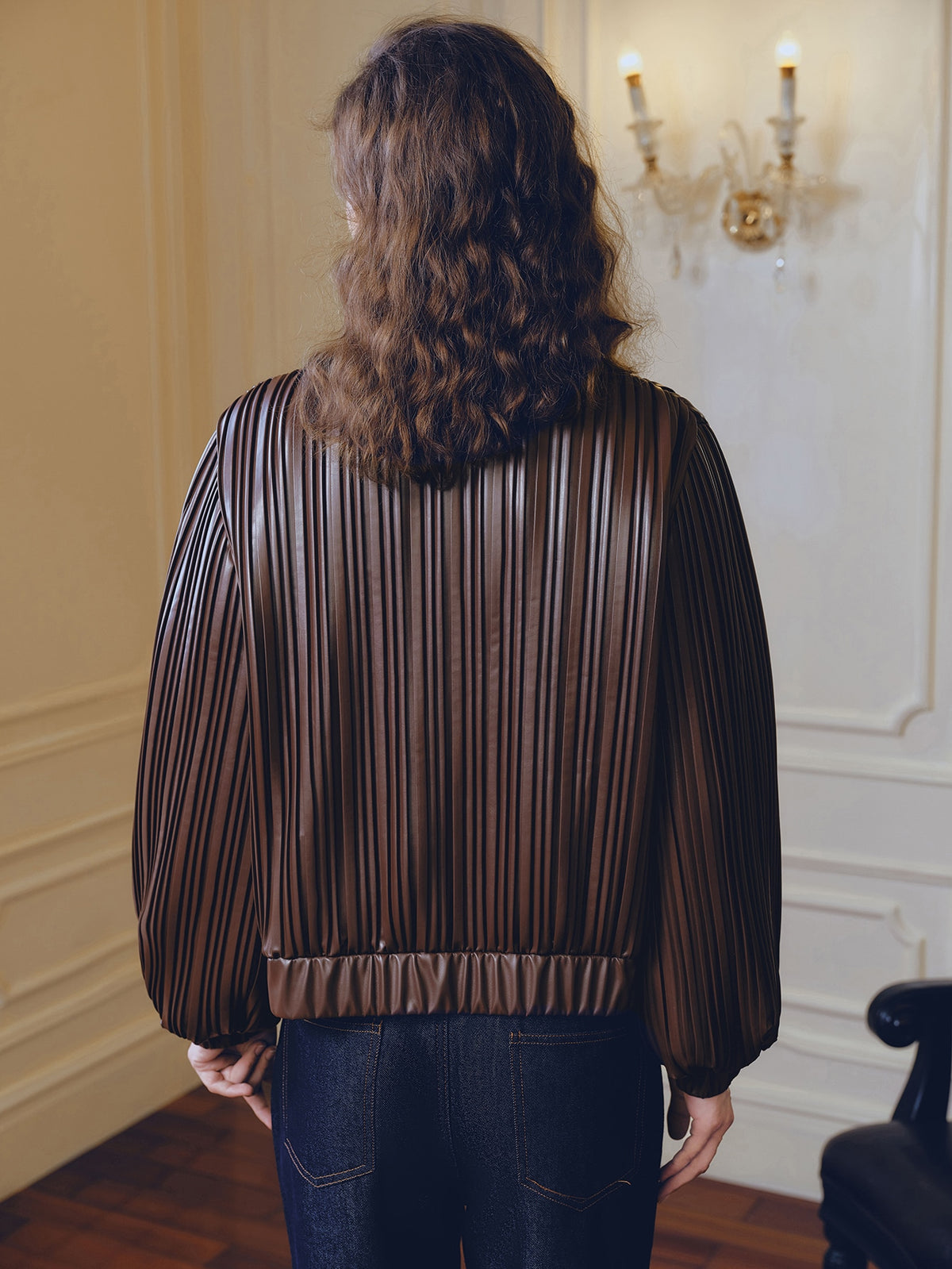Ewiel | Tie Dye Pleated Blouse