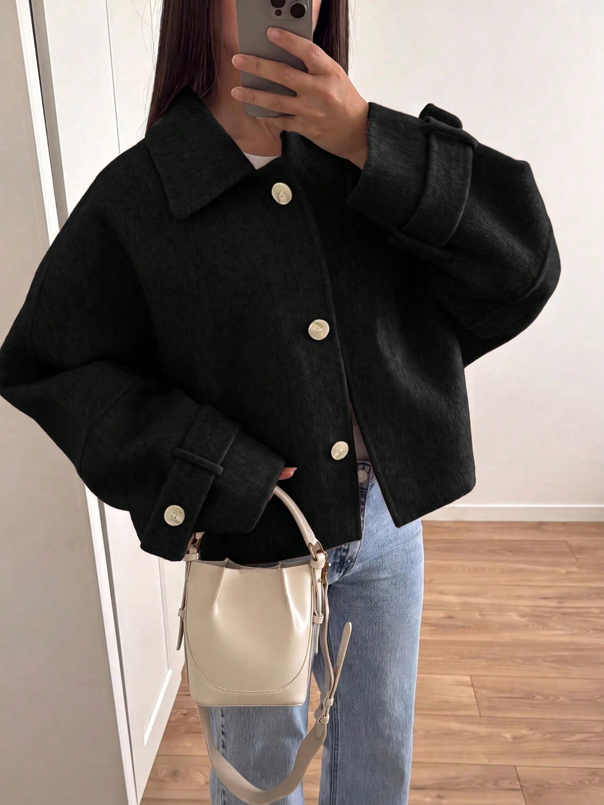 Eviel | Button-Front Winter Jacket