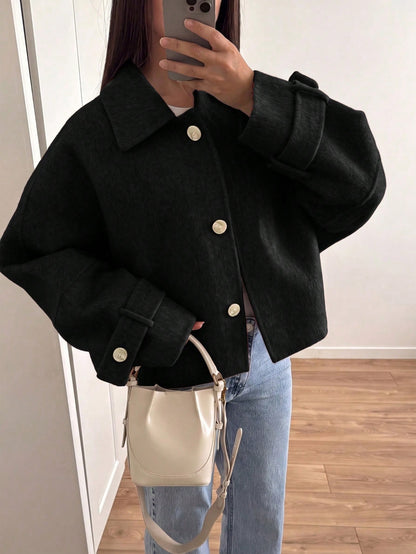 Eviel | Button-Front Winter Jacket