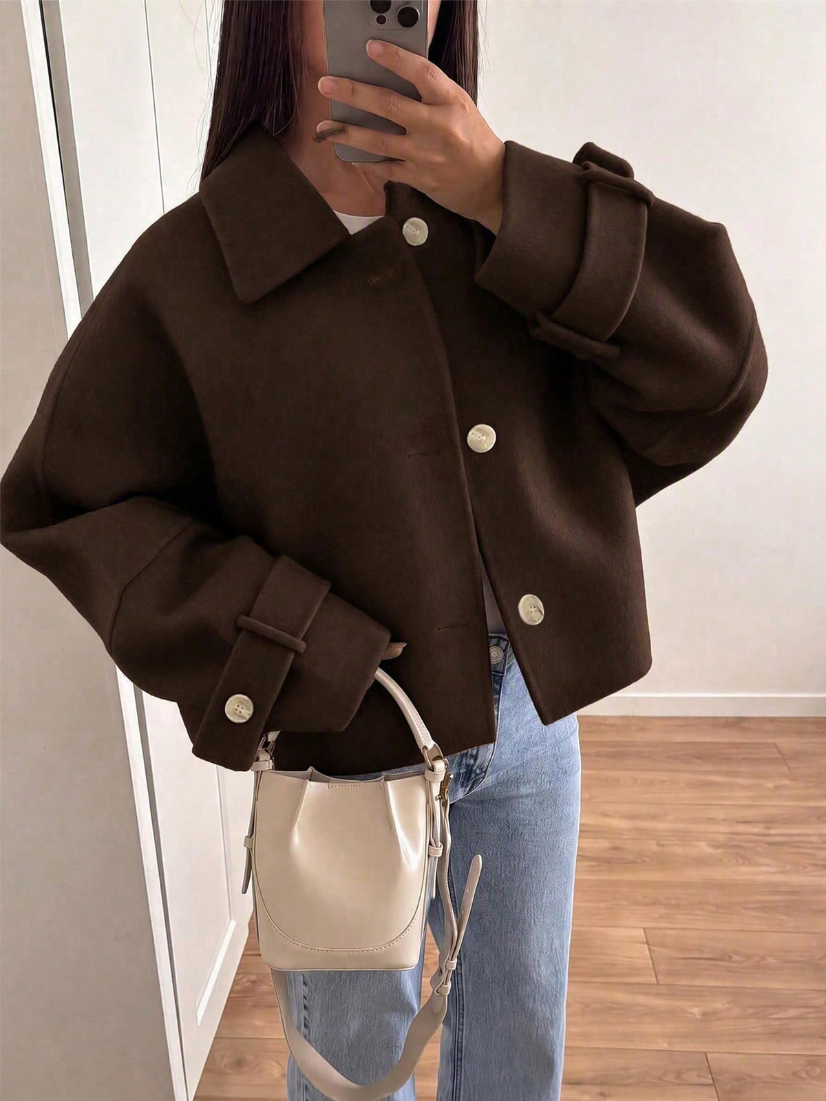 Eviel | Button-Front Winter Jacket