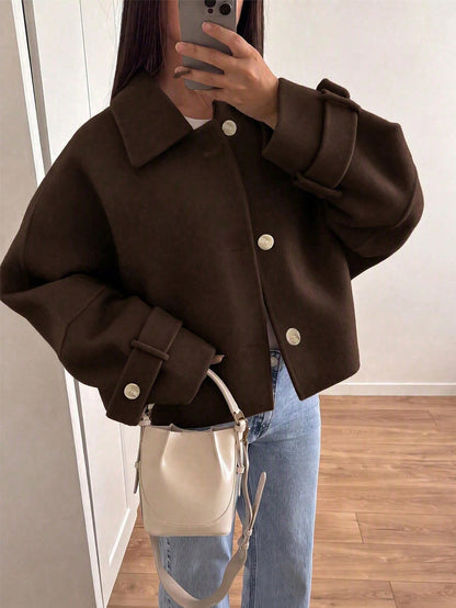 Eviel | Button-Front Winter Jacket