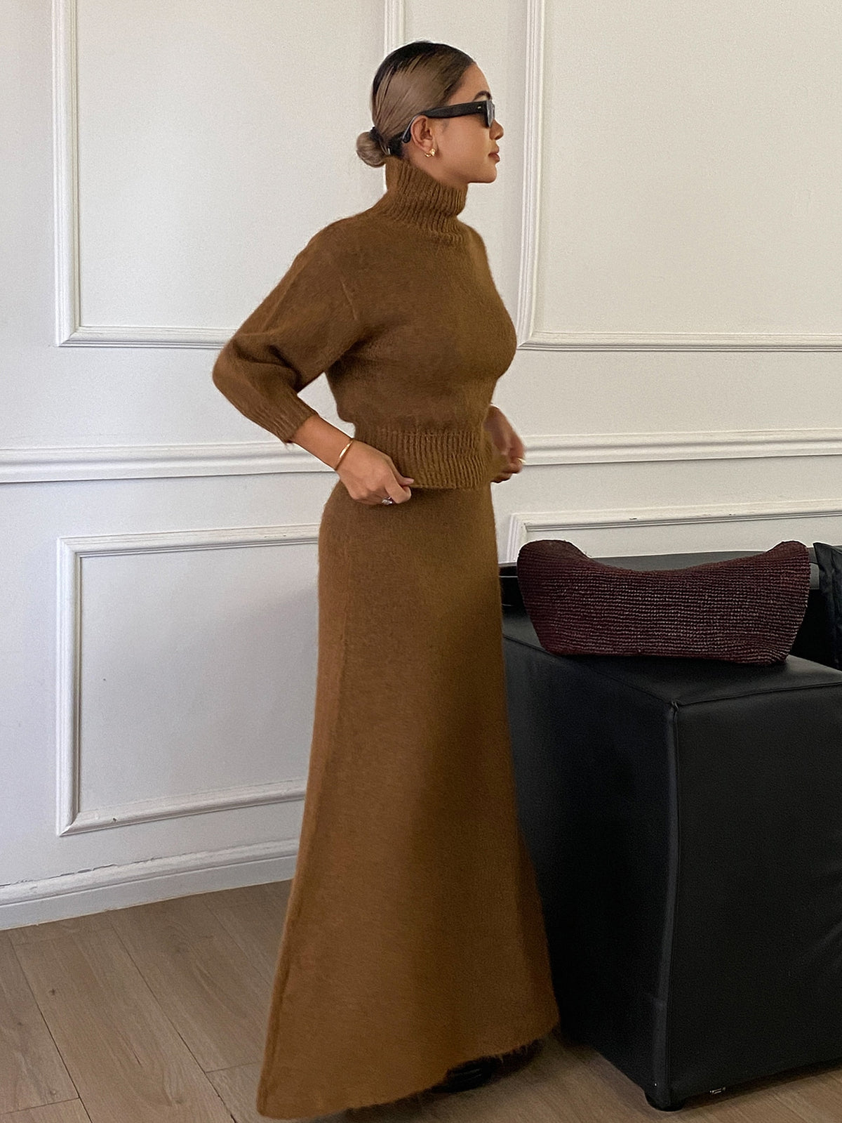 Sirea | Ribbed Knit Two-Piece Set