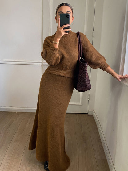 Sirea | Ribbed Knit Two-Piece Set