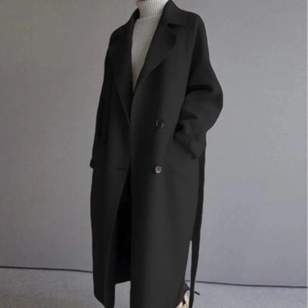Etta | Chic Lightweight Wool Long Coat